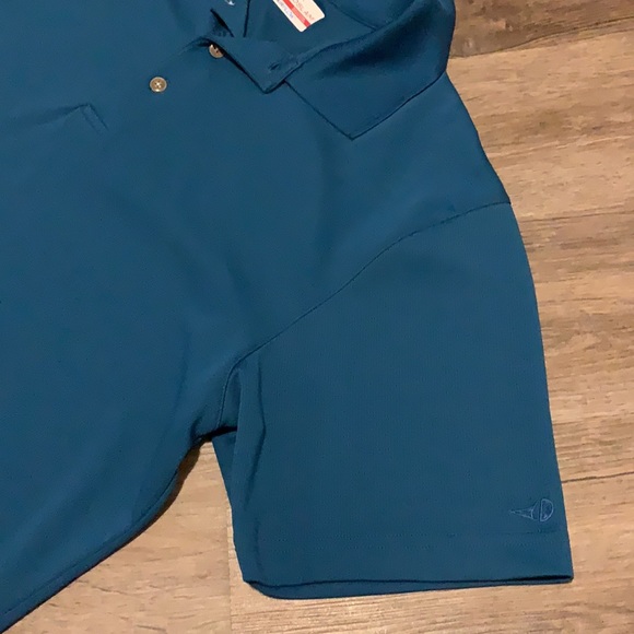 Large Men’s Grand Slam airflow Blue Polo - Picture 3 of 6